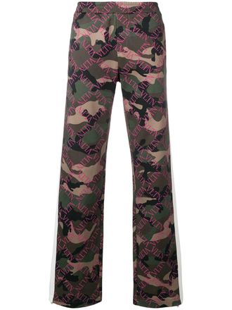 Valentino Garavani VLTN trainingsbroek met grind print - Groen