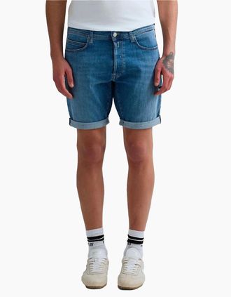 Replay Mens Replay Denim stretch shorts stonewash Blue Ma981y.685.194.009 - Size: 30/32