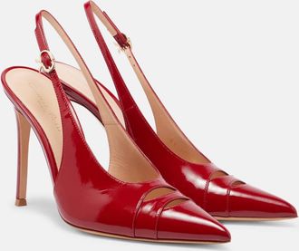 Gianvito Rossi Pumps slingback 105 in vernice