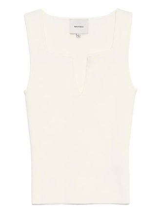 Reformation Rylie tank top - women - Spandex/Elastane/Organic Cotton - S - Neutrals