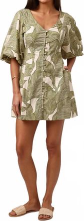 Shore Leave Palmara Mini Dress In Viva Palma