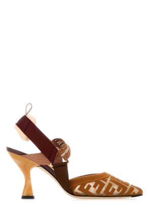 Fendi Multicolor Mesh Colibr&atilde;&not; Pumps