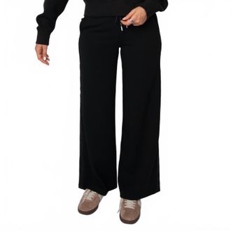 RD Style Womens Erika Soft Knit Satin Trim Pant In Black