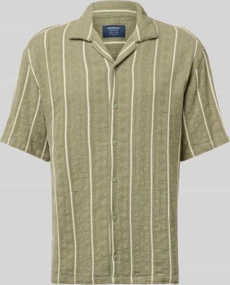 Mc Neal Regular Fit Freizeithemd mit Streifenmuster in Lind, Gr&ouml;&szlig;e XXXL