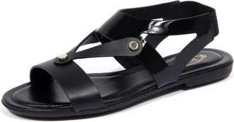 Tod's Leren Patent Schoen Sandaal Model - Dames - Sandalen - Zwart - 36 EU - Schoenen