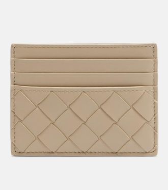 Bottega Veneta Intrecciato leather card holder