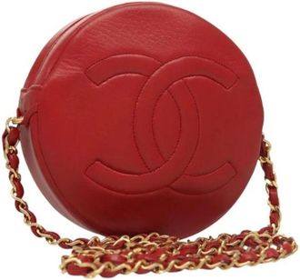 Chanel Pre-owned Cross Body Bags, female, Red, Size: ONE SIZE Pre-owned Vintage Cross Body Bag