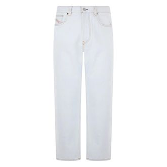 Diesel Straight Jeans, male, White, Size: W36 Straight Jeans