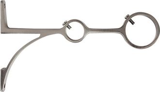 Ballard Designs Set of 2 Closed Double Bracket - Polished Nickel - Ballard Designs