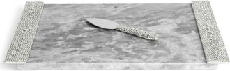 Michael Aram Shagreen Cheese Board & Spreader in Silver at Nordstrom Rack