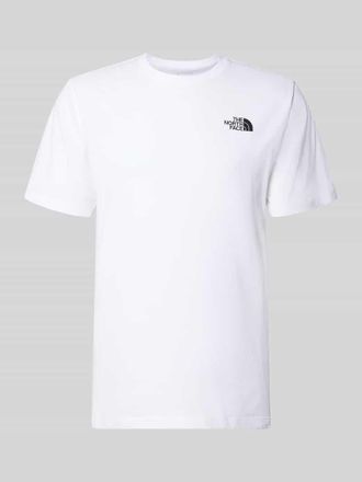 The North Face Regular Fit T-Shirt aus Baumwoll-Mix Modell VERTICAL in Weiss, Gr&ouml;&szlig;e XXL