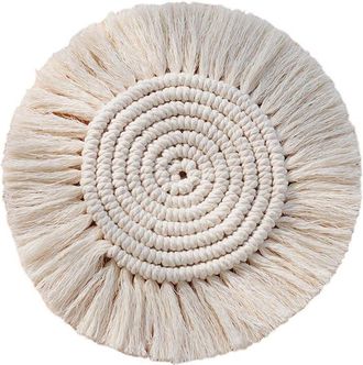 OEM Juego De 5 Posavasos Tejidos, Posavasos De Vidrio Hechos A Mano, Manteles Individuales Antideslizantes Y Resistentes Al Calor, Posavasos, Posavasos De