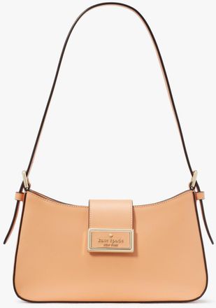 Kate Spade New York Womens Reegan Saffiano Leather Medium Shoulder Bag - Orange - One Size