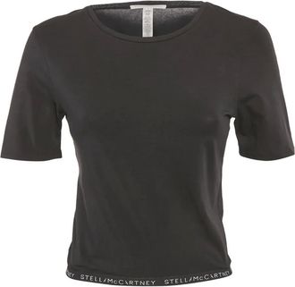 Stella McCartney T-shirt con logo - Grigio