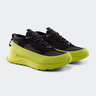 Canada Goose Chaussures de sport Glacier Trail en fibre Dyneema pour hommes (Hommes, Tan/Signal Orange/Linen, US 10.5)
