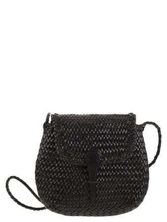 Dragon Bolsa de cuero tejido de bolso de drag&oacute;n mini ciudad