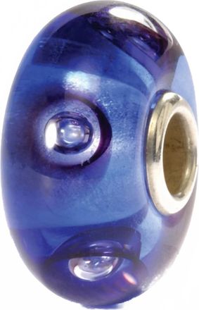 Trollbeads Womens Bubbles Glass Bead Charm In Blue