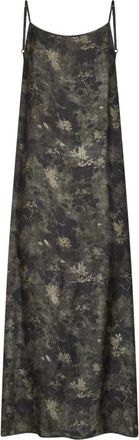 Uma Wang Midi Kleedjes - Dames - Casual kleedjes - Groen - L - Kleedjes