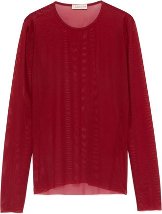 Blanca Vita Top a maniche lunghe - Rosso