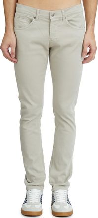 Dondup Mens George Denim Pants - Light Grey Cotton - Size 30 (Waist)