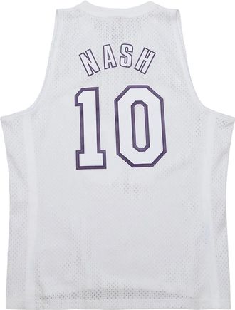Mitchell & Ness T-shirt Steve Nash Los Angeles Lakers 2012 - Bianco