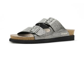 Mephisto Hester Womens Sandals Grey Havana : EU 42 (US Womens 12) B - Medium, Leather