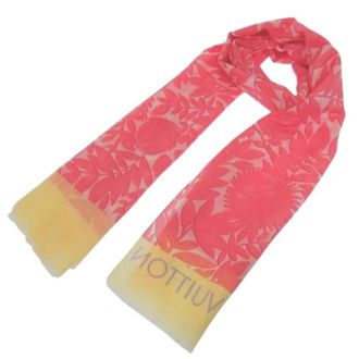Louis Vuitton Pre-owned Scarves, female, Pink, Size: ONE SIZE Pre-owned Vintage Scarf