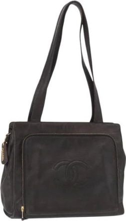 Chanel Pre-owned Shoulder Bags, female, Brown, Size: ONE SIZE Pre-owned Vintage Shoulder Bag