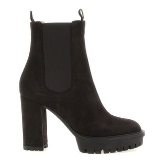 Gianvito Rossi Dames, Schoenen, Bruin, Maat: 41 EU Leer