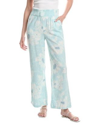 Ellen Tracy Linen-Blend Pant