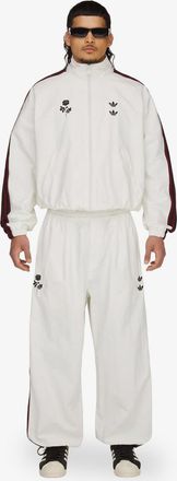 adidas Mens Trousers Recycled Nylon White