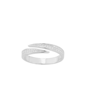 Sphera Milano Silver Cz Bypass Ring