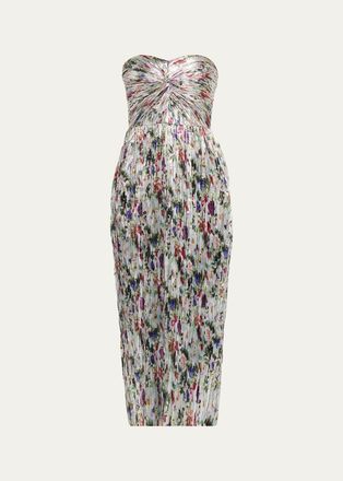 Ulla Johnson Adelaide Strapless Pleated Dress