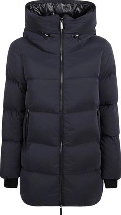 Moorer Carinzia Down Coat - Dames - Dons jassen - Blauw - S - Polyester - Jassen