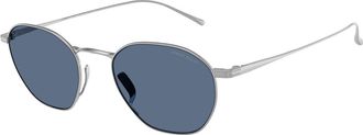 Giorgio Armani AR6160T 338780 Mens Sunglasses Silver Size 51