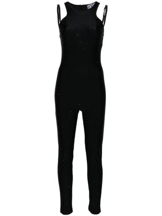 Versace Jeans Couture Tuta intera con decorazione - Nero