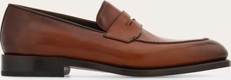 Ferragamo Uomo Mocassino penny Tramezza Beige Taglia 40.5