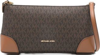 Michael Kors Murphy Crossbody Bag In Brown Leather
