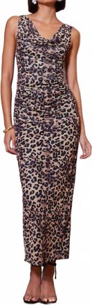 Bishop + Young Womens Natasha Ruched Dress In Multi Color