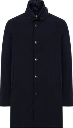 Duno Donkerblauwe Palladium Jas - Heren - Mantel - Blauw - L - Jassen