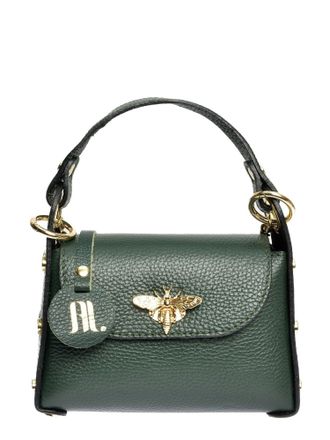 Anna Luchini Groen Rundleer Tas