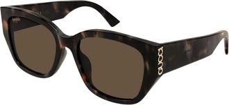 Gucci Gg 2043Sa 003 - Dames - Zonnebrillen - Bruin - 55 MM - Accessoires