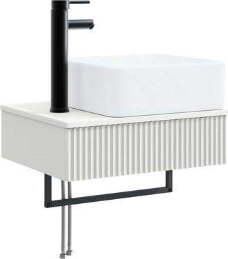 vidaXL Lavabo De Lavado Montado En La Pared Blanco 50 X 41 X 39 Cm Vidaxl