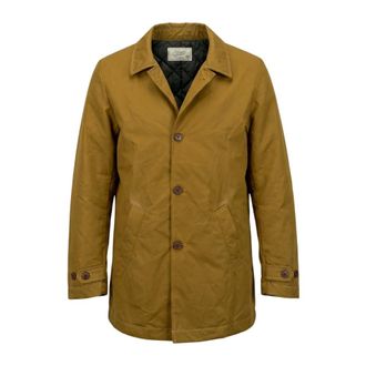 Bl'ker Blker, Jassen, Heren, Bruin, M, Katoen, Waxed Holmes Military Coat