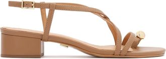 Kazar Ceala Sandalen - Dames - Sandalen met hakken - Bruin - 37 EU - Leer - Schoenen