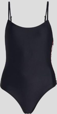 Karl Lagerfeld Black Black Essential Logo Swimsuit