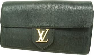 Louis Vuitton Noir Long Wallet (Bi-Fold) (Pre-Owned)