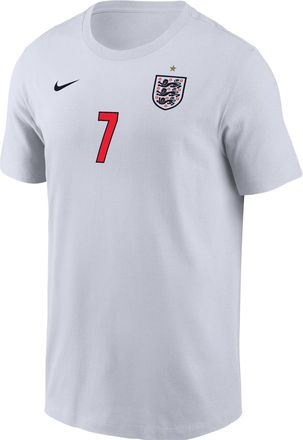 Nike Bukayo Saka England Nike Mens Soccer T-Shirt in White | M11332P375FNBS-WHT