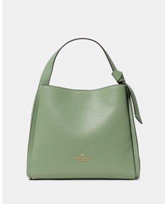 Kate Spade New York Womens Knott Carryall Bag - Green Leather - One Size