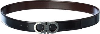 Ferragamo Ferragamo Gancini Reversible & Adjustable Leather Belt